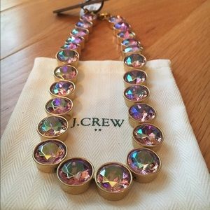J. Crew Iridescent Dots Necklace